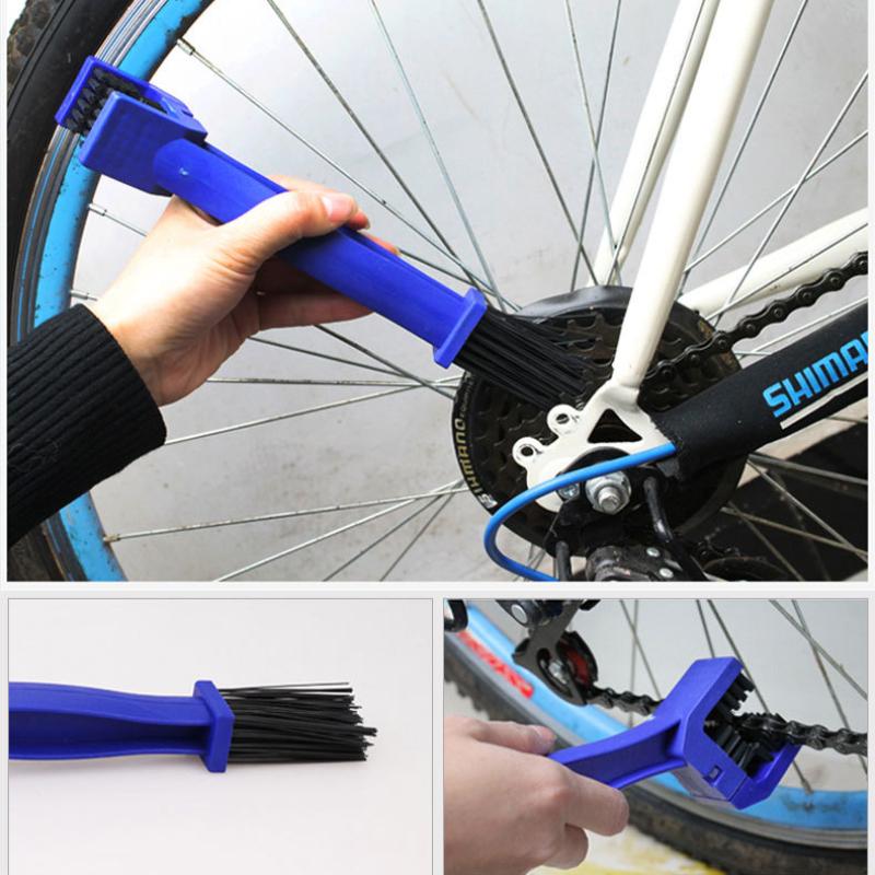 Motorcycle Parts Motorcycle Chain Brush Cleaner Plastic Bicycle/Moto Brush Clean Chain Cleaner Outdoor Scrubber Road Care Tools