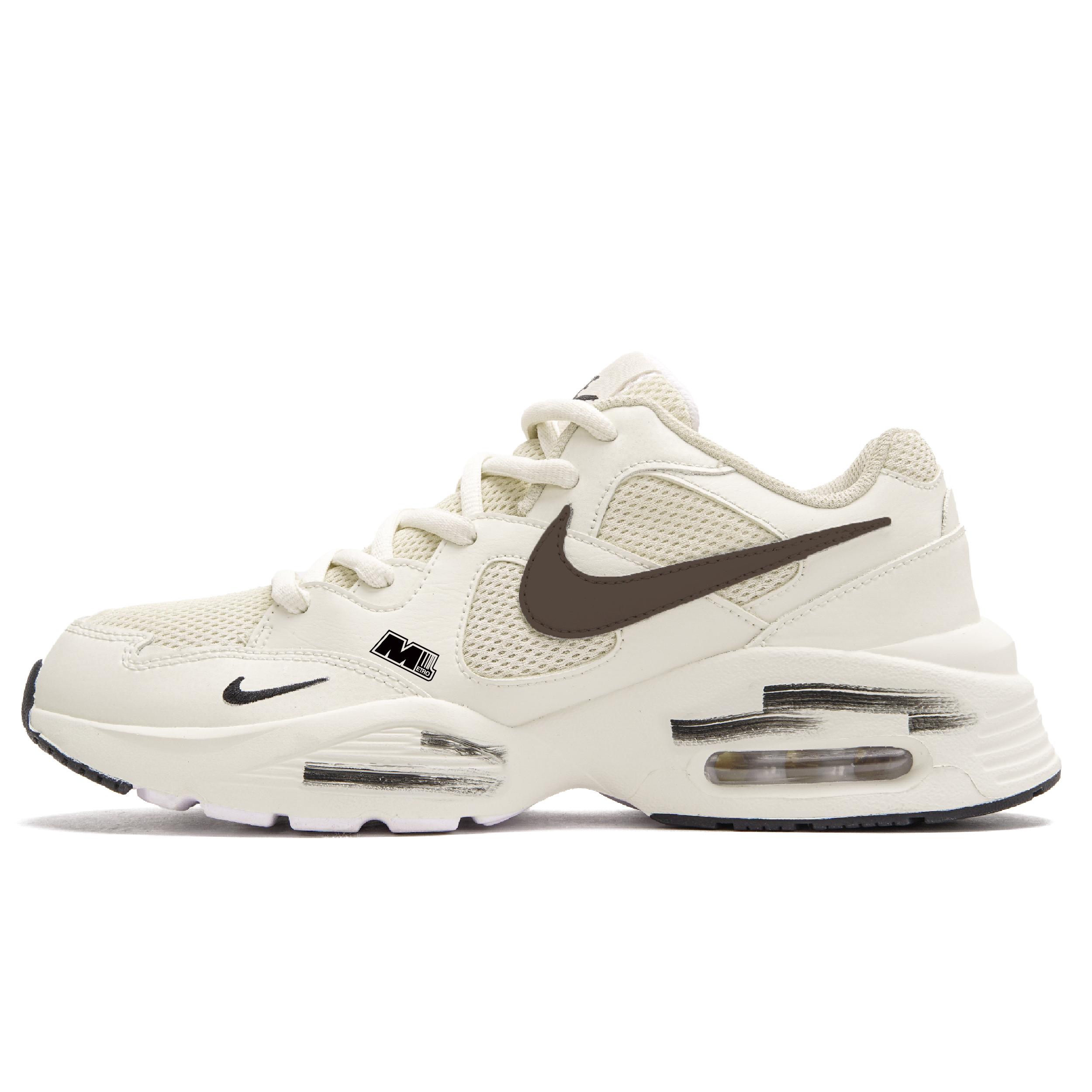 

Nike Air Max Fusion Low top Running Shoes Unisex Beige Brown CJ1670-102(Team2436-) 44