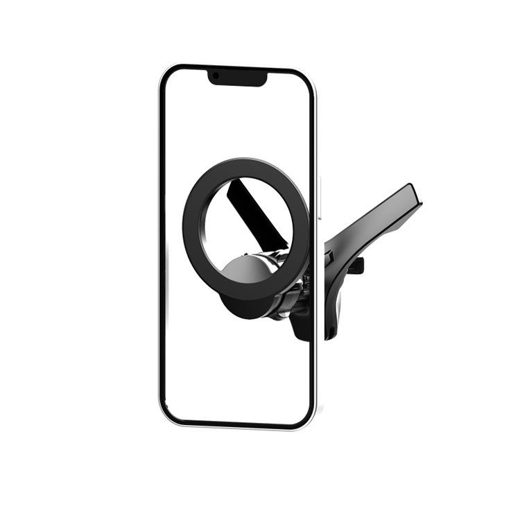 2023 MagSafe V-Shaped Phone Car Mount for iPhone 14: Round Air Vent Compatible
