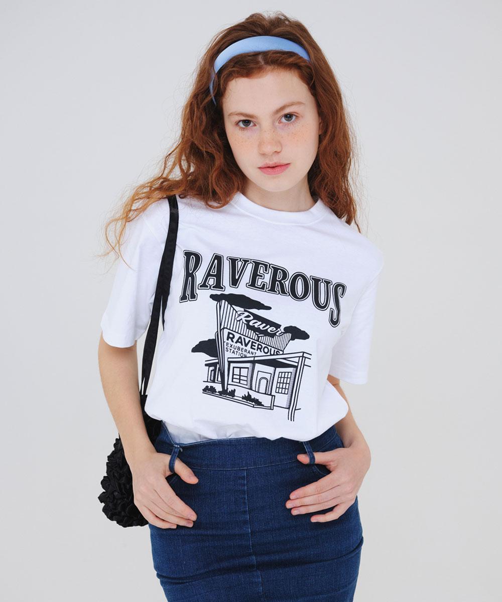 Raverous Service Station T-Shirt White 2