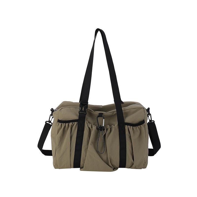 Dry and Wet Sports and Leisure Fitness Bag Yoga Bag Short-distance Simple Contrasting Color Handheld Travel Bag