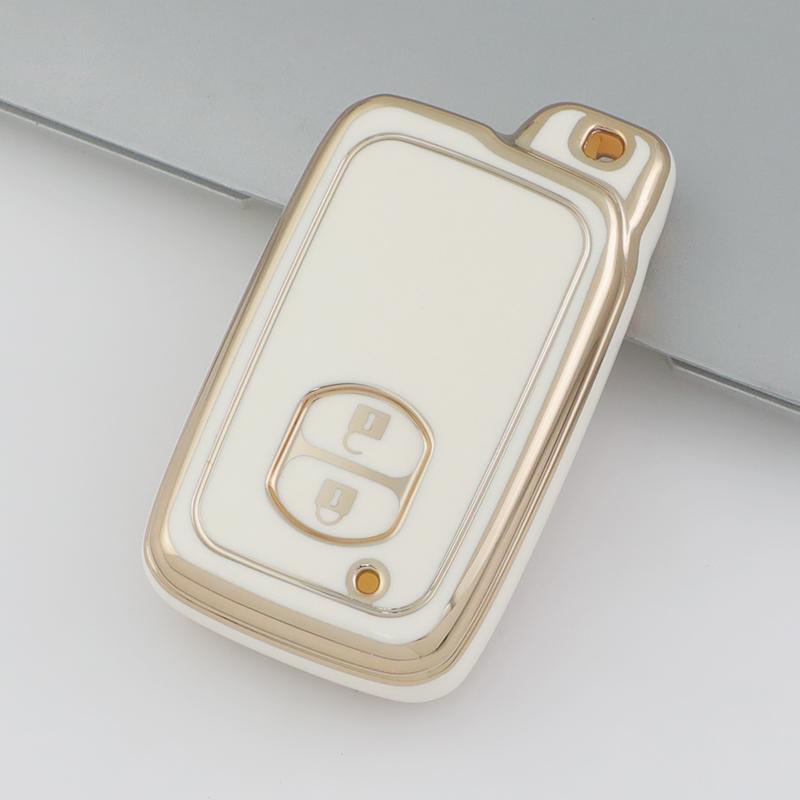 TPU Shell Fob Car Remote Key Case Cover Accessories For Toyota Camry Prius Land Cruiser Prado 150 Crown For Subaru Foreste XV