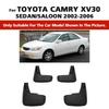 4 Stück Spritzschutz Kotflügel Kompatibel mit Toyota Camry XV30 / Daihatsu Altis 2002 2003 2004 2005 2006