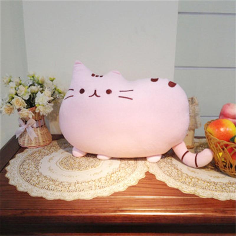 1PCS 25cm Fat Cat Plush Toys Stuffed Animal Doll Animal Pillow Toy  Cat for Kid Kawaii Cushion for Kids' Gifts