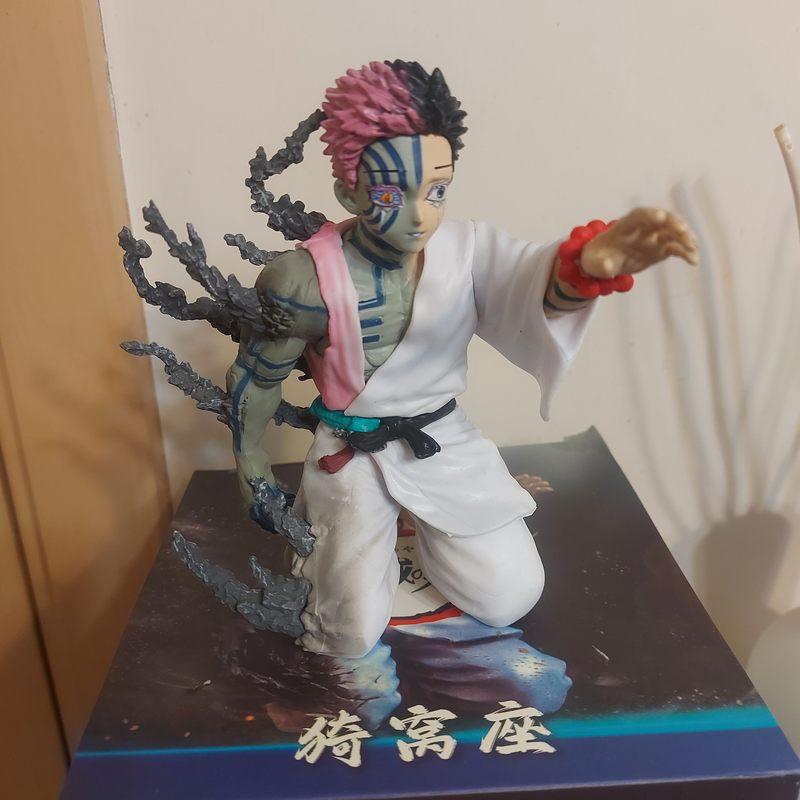 New Demon Slayer Akaza Repent Before Death 6 Inch Genuine Bulk Products Have Defects Model Doll Action Figurine Birthday Gift