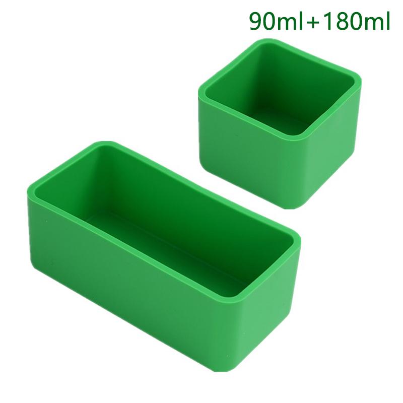 

Силиконовые разделители для ланч-боксов Разделители для ланч-боксов Bento Разделители для ланча Чашки для тарелок Салатная заправка для детей Аксессуары для ланча зелёный