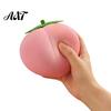 Portable Stress Reliever Giant Peach Relief Toy, Realistic Large Squeeze Simulated Fruit Sensory Toy Desk for Adults & Kids
