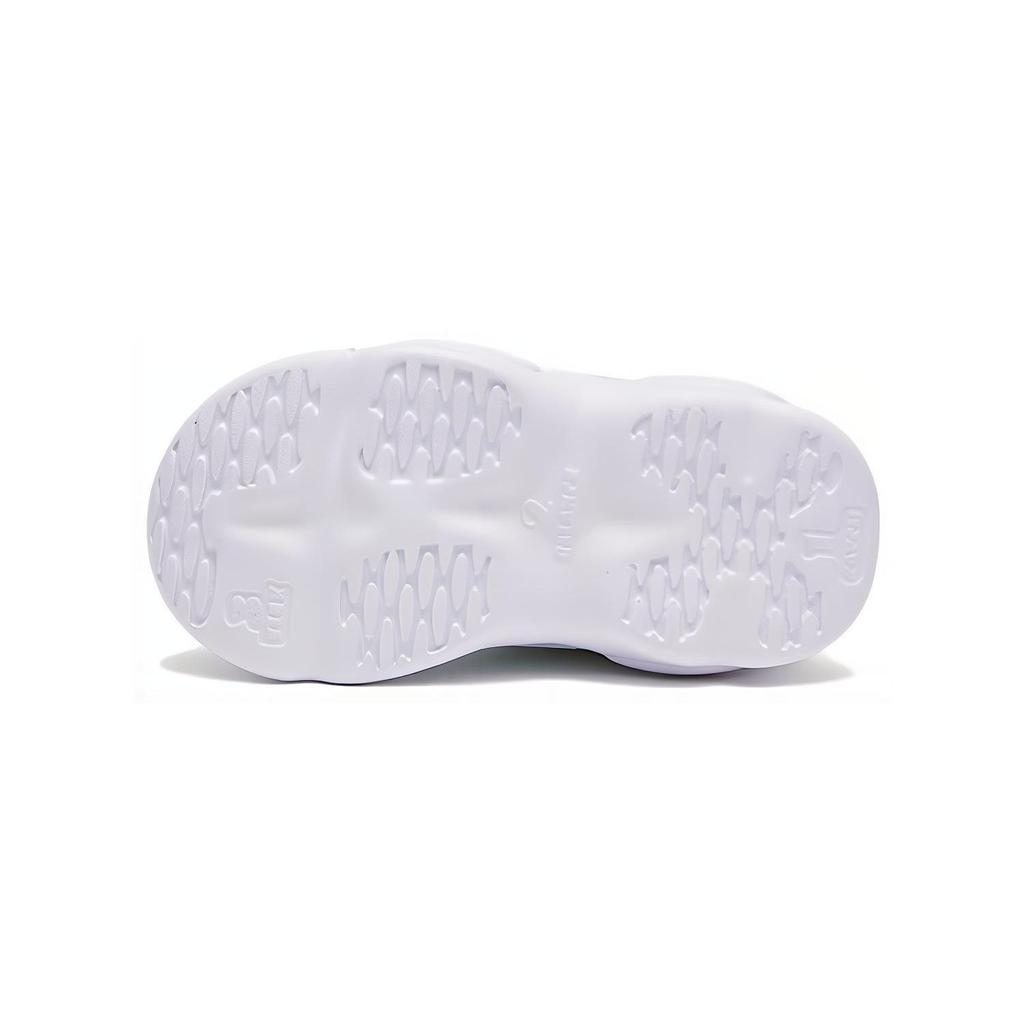 Anta Kids Mesh Non-Slip Wear-Resistant Low-Top Sports Casual Shoes Baby Sneakers White Purple 322310014-2