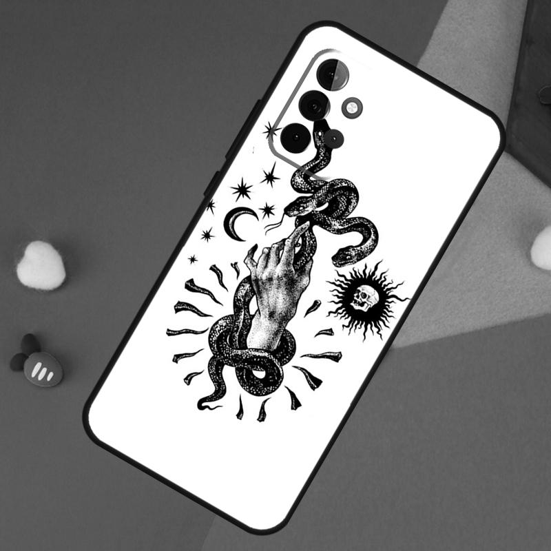 Hand Snake Case For Samsung Galaxy A15 A54 A34 A14 A13 A53 A16 A26 A36 A56 A12 A22 A32 A52 A06 A35 A55