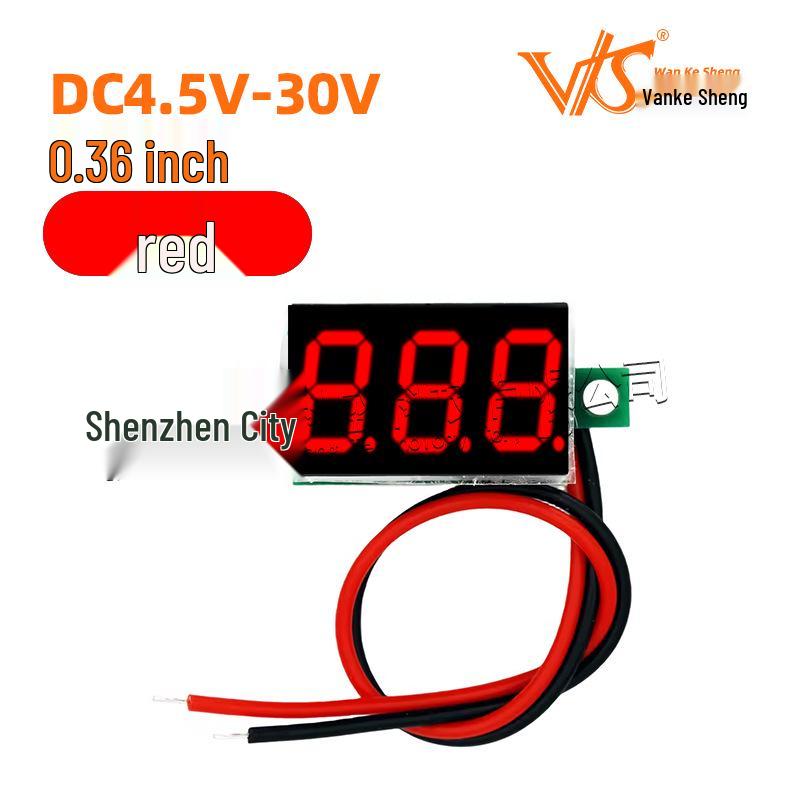 

0.36 Inch DC 4.5V-30V Motorcycle Digital Voltmeter Display