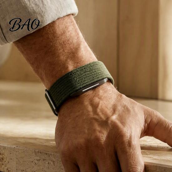 Breathable Woven Replacement Strap for Hume Band 2.0, Braided Nylon Adjustable Watch Universal Tracker Arm Band, Anti-Sweat Sport Wristband Men Women