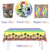 DANDY's World Theme Birthday Disposable Tableware Plate Banner Backdrop Cups Napkins Party Decor Balloon Cake Topper Gifts Props