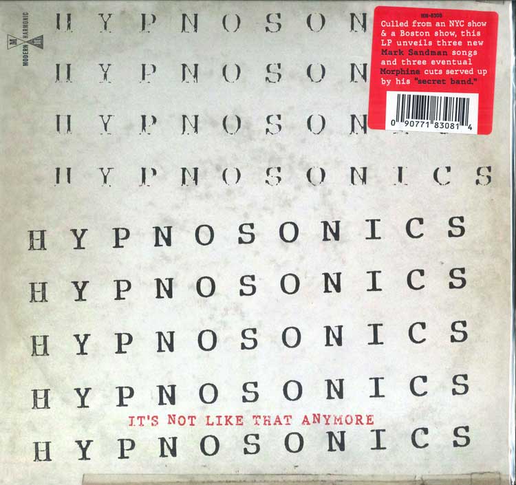 

LP Record HYPNOSONICS - It s Not Like That Anymore MH8308 Modern Harmonic 2024 US Jazz