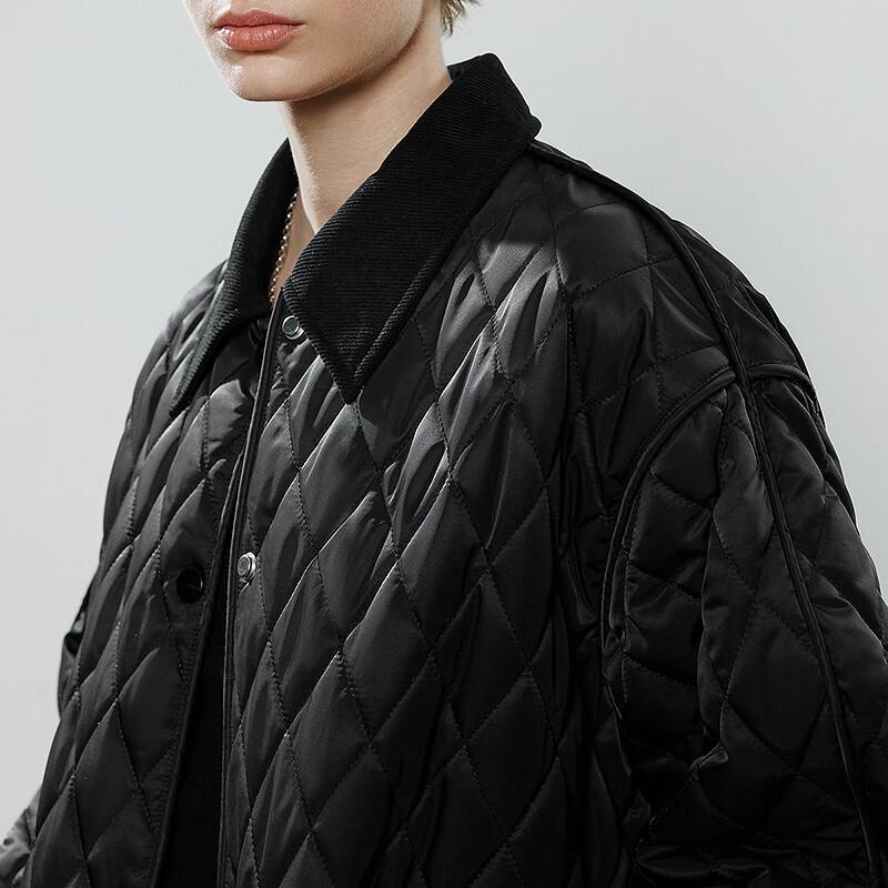 Women's Retro Diamond Quilted Workwear Jacket