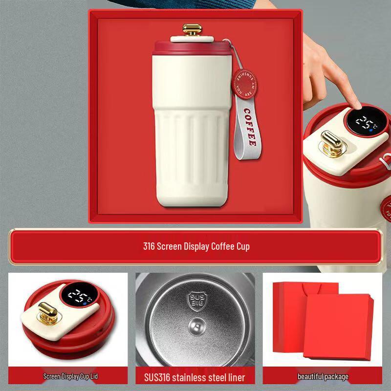 

Jilifa Smart Display Travel Coffee Mug