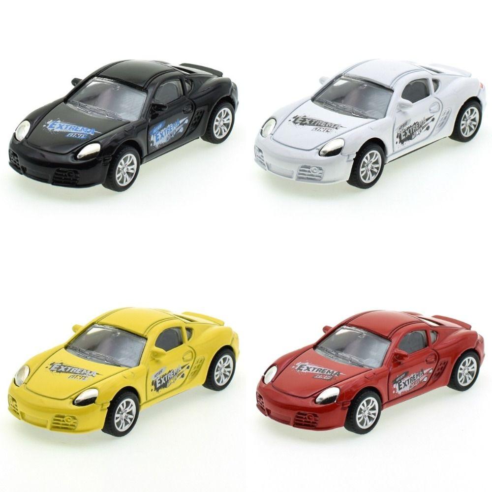 

Miniatures 1:43 Diecast Sports Car Toy Metal Pull Back Car Figurines Miniatures Vehicle Collection