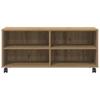 Moderner, Minimalistischer, Mobiler TV-Schrank, Offenes Aufbewahrungs-TV-Regal, Mobiler Beistelltisch, 90x35x35 Cm