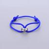 Verstellbares geflochtenes Seilarmband, einfacher Schmuck, Geschenk für Freunde, Paar, Freundschaft, Metallschnalle, Ring, Kette