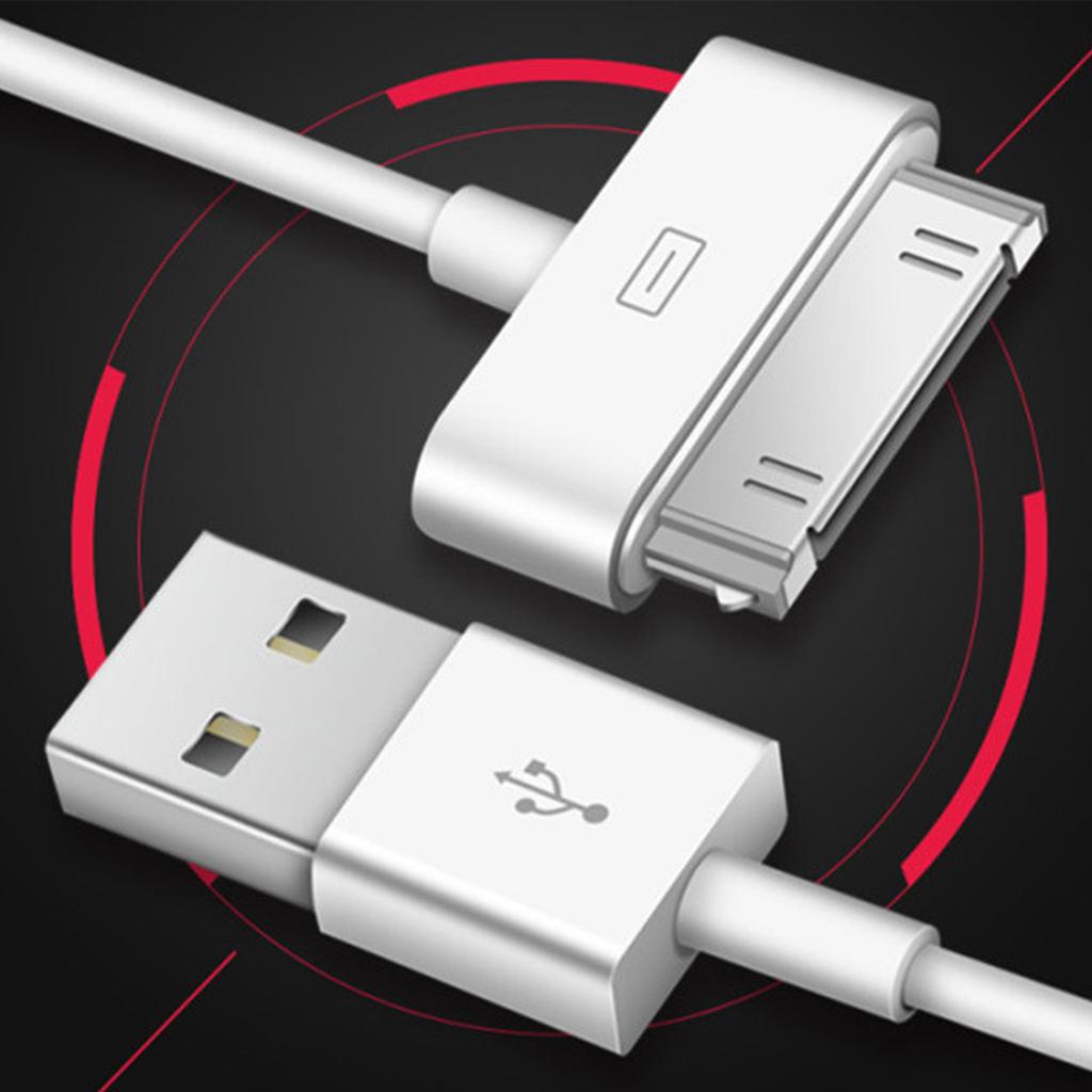 Durability 30Pin USB To USB Data Cable For iPhone 4/4s iPad 1/2/3 Charging and Data Transfer Wire 100cm/39.37inch