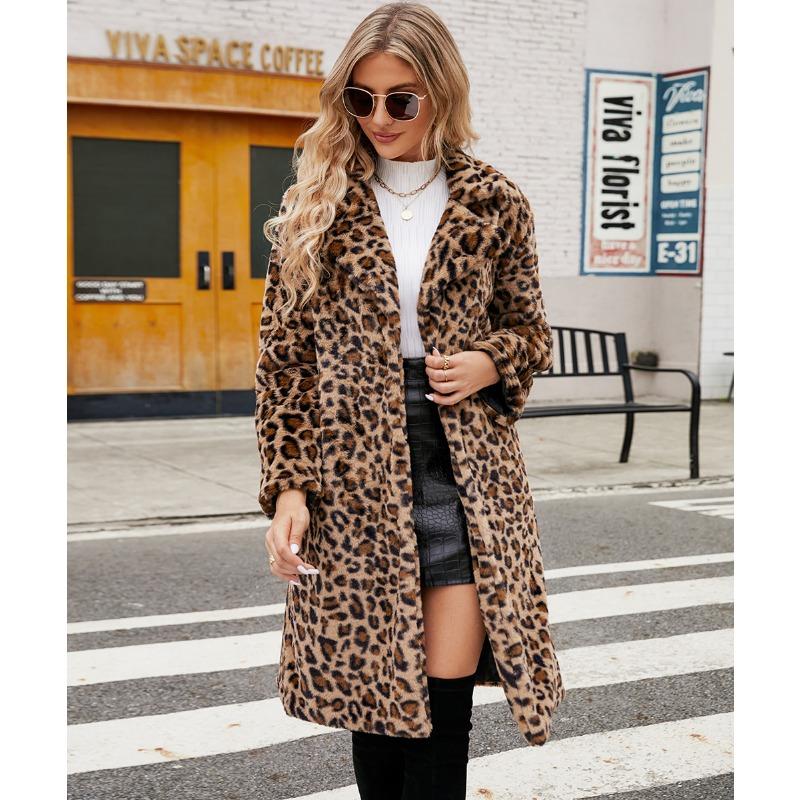Fashion Casual Square Collar Long Coat Autumn and Winter