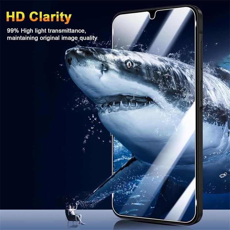 4 Stück 9H transparentes kratzfestes gehärtetes Glas Displayschutzfolie für redmi15c redmi 15c 15 c c15 5g 4g 2508crn2bc 6.9 "HD-Handyfolie