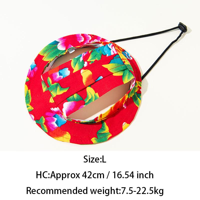Pets Hat With Ear Holes Adjustable Baseball Cap For Medium Small Dogs Summer Dye Cats Sun Cap Pet Outdoor Hat Pet Supplies