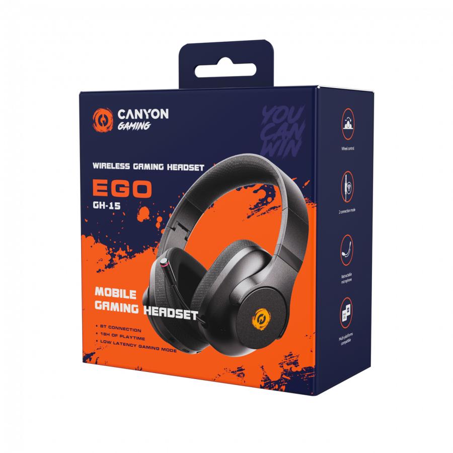 Canyon Ego Gh-15 2in1 Bt Gaming Headphones White