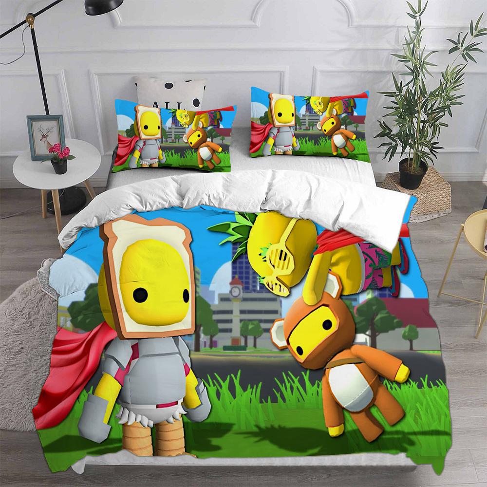 3D Print  Wobbly & Life Single Twin Full Queen King Size Quilt Anime Bed Cover Pillow Case 2-3 Pieces Duvet Cover Bedding Sets