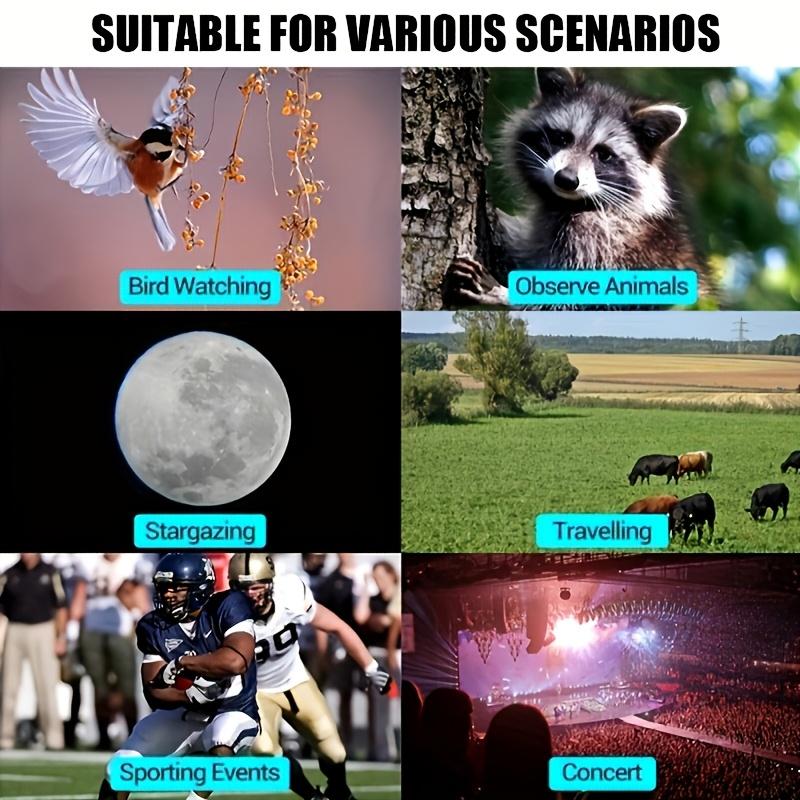 10X25 Small Binoculars with Clear Vision, Pocket Binoculars Compact for Adults Theater Concert Opera Travel Bird Watching