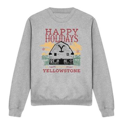 Yellowstone Unisex Adult Happy Holidays Christmas Sweatshirt