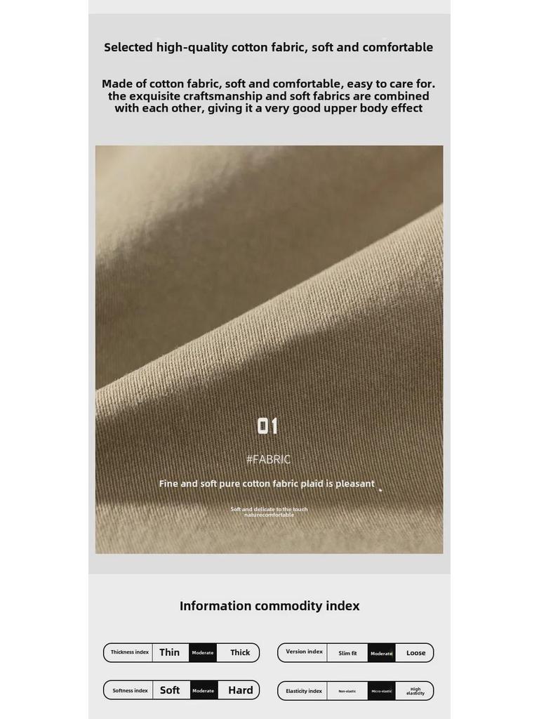 Z301 Herren Einfarbig Casual Overalls für Herbst und Winter