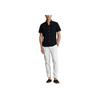 Polo Ralph Lauren Solid Color Pony Embroidered Loose Fit Short Sleeve Shirt Men Shirts Black MNPOWOV1N820745-001