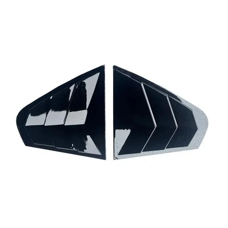 For Volkswagen Jetta MK6 2012 2013-2018 ABS Plastic Rear Window Quarter Louver Cover Side Vent Trim Car Adhesive Accessories
