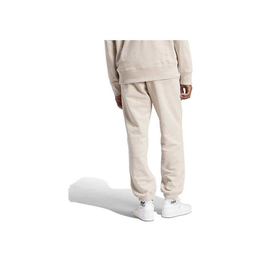 Adidas Originals Adicolor Contempo Solid Color Elastic Waist Cuffed Knit Sports Pants Men Pants Beige IR7887