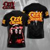 Beliebter Rocker Ozzy Osbourne 3D-Druck Herren Damen Hip Hop Trendiges Kurzarm-T-Shirt Harajuku Rundhals-T-Shirt Übergroßes Oberteil