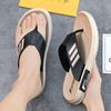 Mode Utomhus Flip Flop Herr Sommar Strandtofflor Eva Mjuka Inomhus Hushållstofflor Anti-Slip Svala Badrumsskor