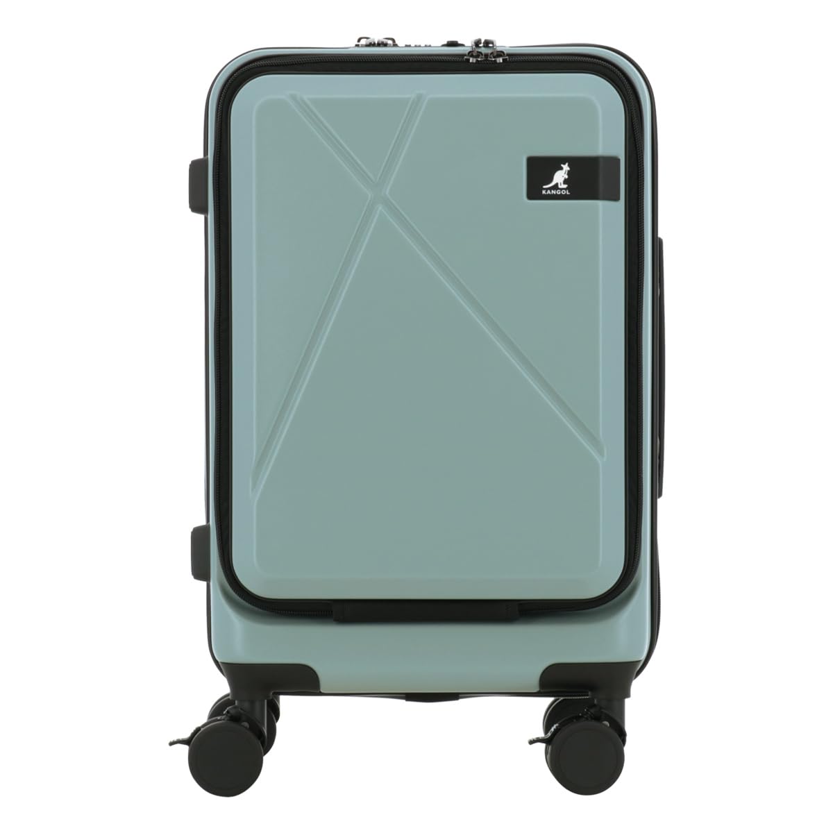 

Suitcase 37L 55cm Front Open Cross Eight III Cross Eight III with TSA Lock Expandable Blue Gray [Kangol] 3.5kg Carry-on 250-5722 [36]