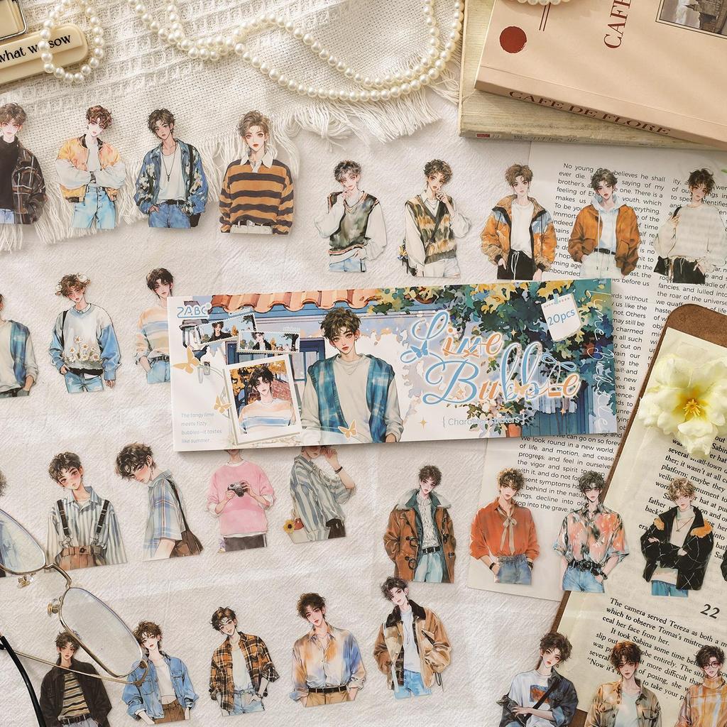 ZABC Sweet Oxygen Diary Washi Tape Stickers for Scrapbooking & DIY