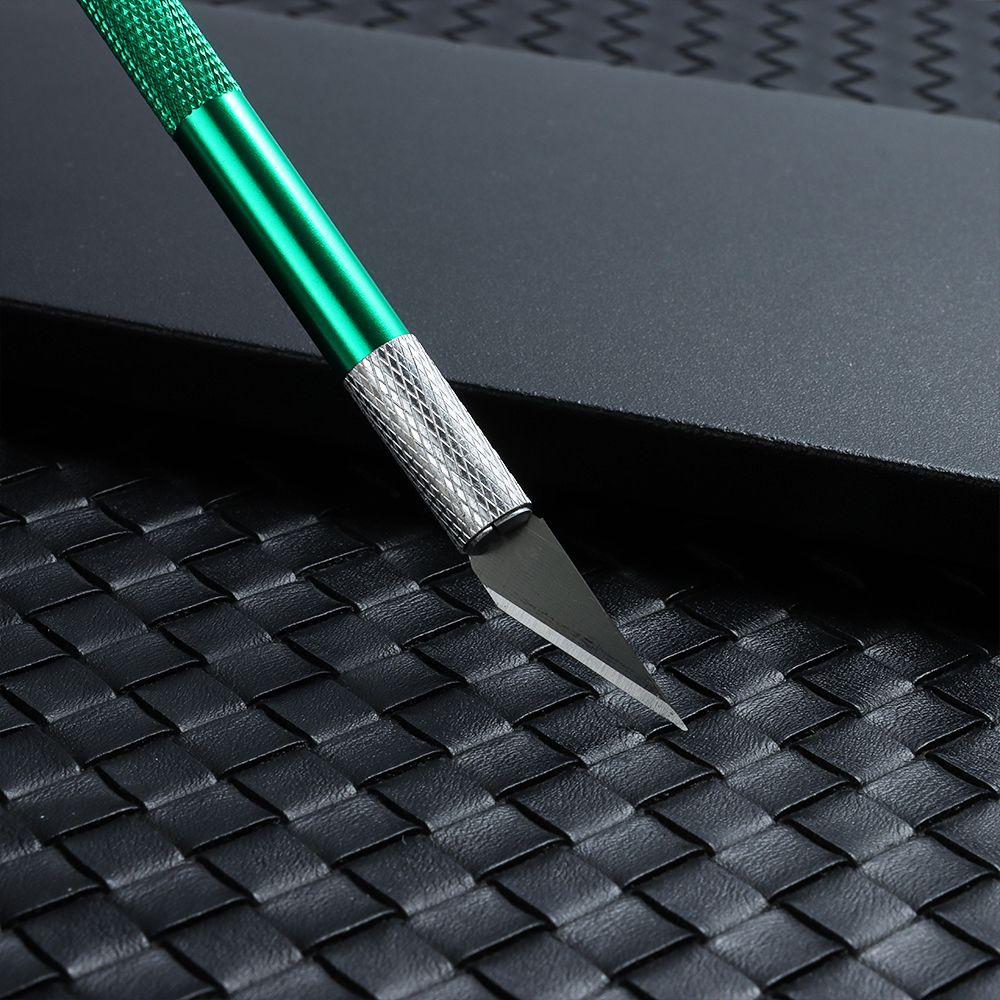 Cake Pastry Tools Carving Sculpture Engraving Cutter with 1pc Blade Non-slip Knife Metal Scalpel