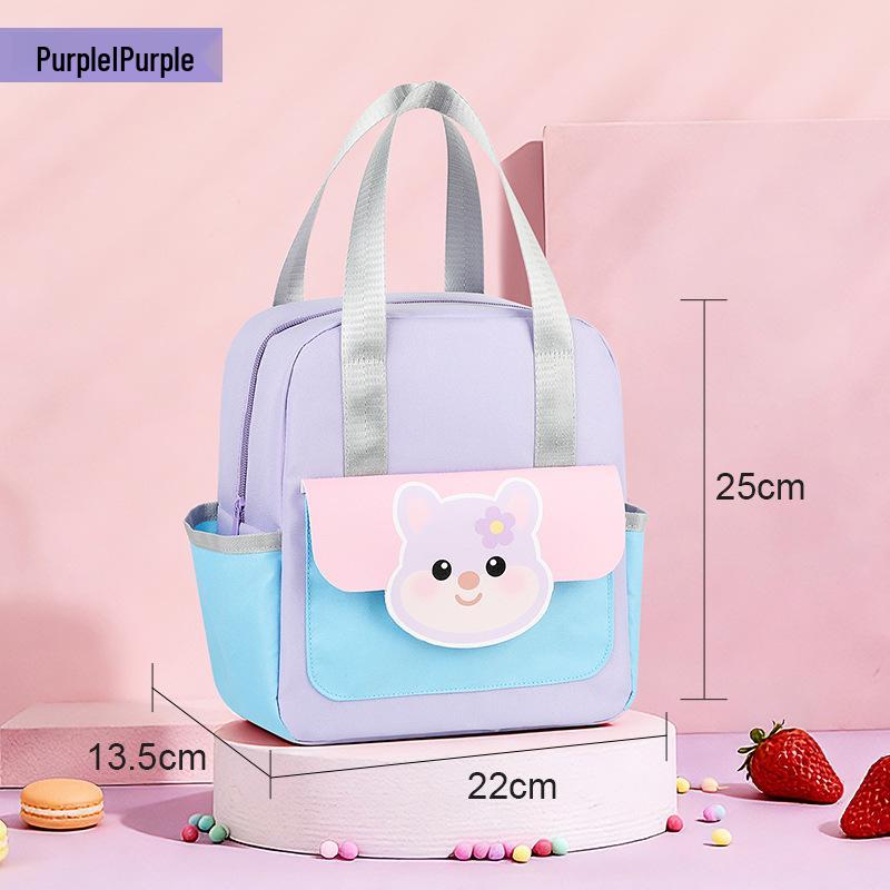 Cartoon Cute Multifunctional Insulated Lunch Bag for Students