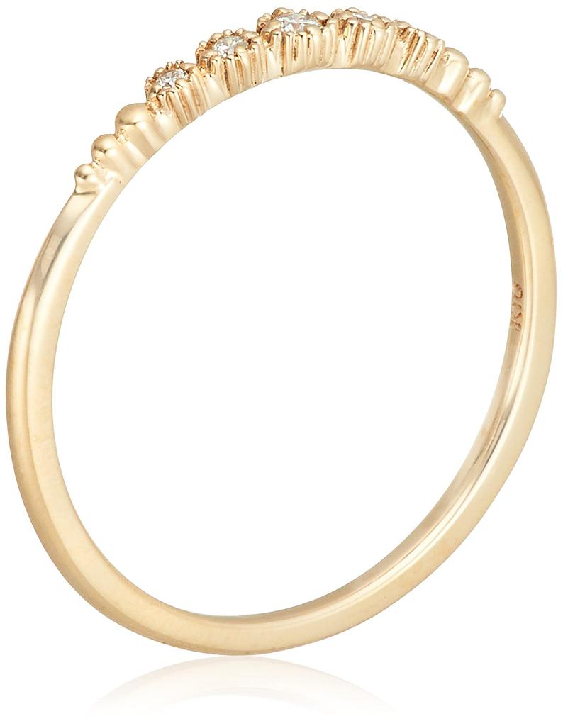 K10 Yellow Gold Ring 111926143001 Japanese Size 10 4℃ (Yondo-shi)