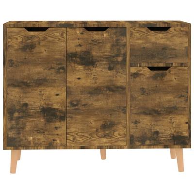 Sideboard Smoked Oak 90 X 30 X 72 Cm Particleboard