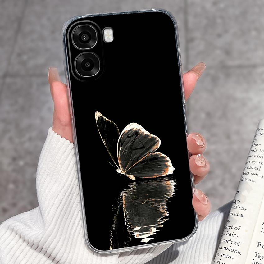 Kompatibilní Pro Oppo A6x A5x A6 Pro A39 K12x Kryt na telefon Roztomilý vzor Malý princ Měkké průhledné silikonové pouzdro s chráničem objektivu Pro Oppo Nárazníkové pouzdro