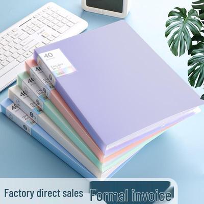 A4 Morandi Clear Multi-Layer Test Paper Folder - Large Capacity Storage for Students