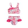 Children’s One-Shoulder Bow Bikini Swimsuit
