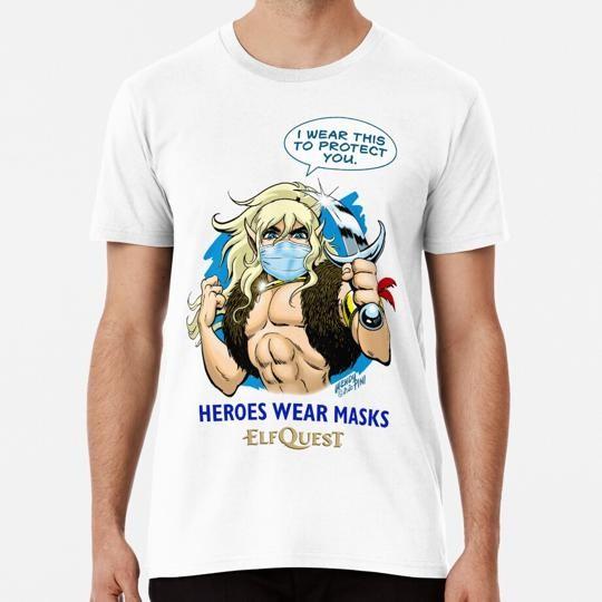 Elfquest Герои носят маски S-5XL Сделано в США Футболка 4XL