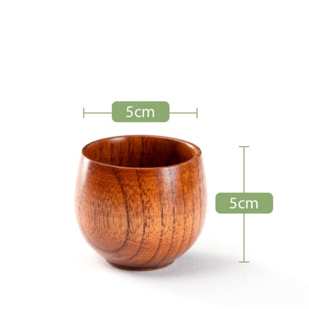 Handmade Wooden Cup Drinking Cup Natural Tea Coffee Beer Drinkware Cup Travel Teaware Home Kitchen G