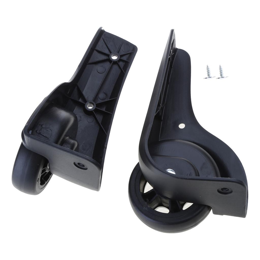 1 Paar Kofferrollen Ersatz Gepäckrollen Flugzeugrollen Gepäckersatzrollen zur Kofferreparatur