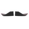 Front Bumper Lip Corner Splitter, Pair of Side Winglets, Aerodynamic ABS Material for Car Front Bumpers