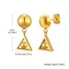 Starfish Drop Dangle Earring for Women, Gold Plated Stainless Steel Beach Sea Earrings, Waterproof Summer Ocean Jewelry